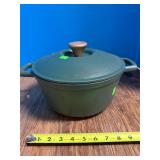 5 Qt. Cast Iron Pot, Green (Marked 'B')