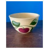 Apple Decorated Watts Bowl 8.75 dia of opening