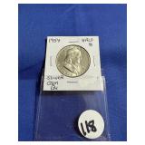 1954 Ben Franklin Gem Proof Half Dollar