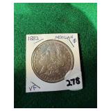 1882 Morgan Silver Dollar VF