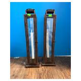 (2) Tabletop Candleholders (17' H)