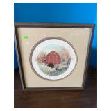 P. Buckley Moss 'Willow Grove Mill' (17.5 x 17.5)