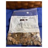 Wheat Cents (500 coins)
