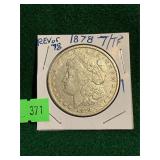 1878 Morgan Dollar (Reversed 8)