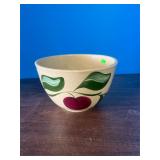 Apple Decorated Watts Bowl 8.75 dia of opening