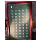 50 State Commemorative Quarter Wall Frame WITH