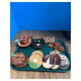 Small Plates (Used as ornaments), Candlestick
