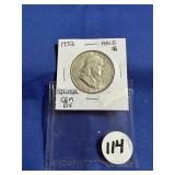1952 Ben Franklin Gem Proof Half Dollar