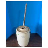 Butter Churn 3 Gallon with Blue Crown Marking