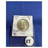 1954-D Ben Franklin Gem Proof Half Dollar