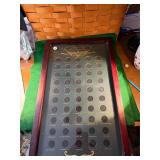 50 State Commemorative Quarter Wall Frame.