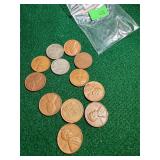(12) Wheat Cents