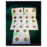 (20) Wheat Cents (some GEM , UNC)