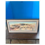 P. Buckley Moss 'Frontier Homestead' (37 x 18)