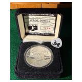 Wade Boggs Baseball Star, 1 oz. .999 Silver Round