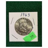 1963 Franklin Half Dollar