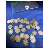 (50) Silver Barber Dimes; Five Dollars Face Value