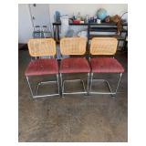 (3) High Bar Stools (39"tall; seat 25"W)