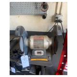 Riobe 8" Bench Grinder, Wire & Grinding Wheel