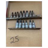 3/8" Drive Sockets-Craftsman & others (star & hex)