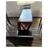 48" X 48" Dropleaf Table 36" High, 2 Chairs
