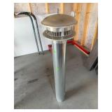 Gas Chimney Extension & Cap 5" X 38"