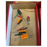 Screwdrivers & "O" Ring Picks