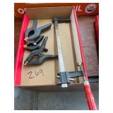 Squeeze Clamps (3), 12" Bar Clamp