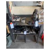 Metal Top Worktable 40" x 23" x 33.5"