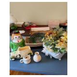 Planters; Cookie Jar; Baskets; misc