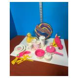 Barbie Dishes; misc