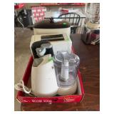 Toaster, chopper, Can Opener, Electric Cooking Pot