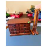 Jewelry Box; Necklace Tower w/necklaces
