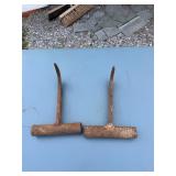 (2) Hog Hooks