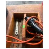 Carpenters Tray, Black & Decker Drill