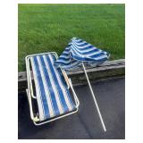 Beach Chair with Umbrella