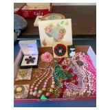 Jewelry; Painted Wooden Box