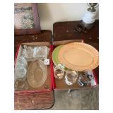 Anchor Hocking Platter, Candy Dish, Misc