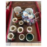 Penguins, Cup, Little Vases