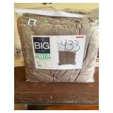Comforter- Brown, Full/Queen