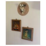 (4) Groupings of Wall Decor