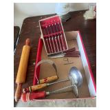 Steak Knives, Rolling Pin, Utensils