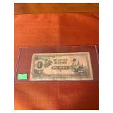 1942 Japanese Gov. One Rupee Banknote issued for