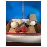 Soft balls, Tins, Lens Protectors
