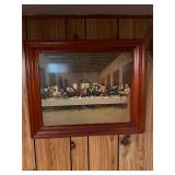 Framed "Last Supper" (24x20)