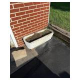 (2) Concrete Planters