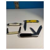 Barlow (Ideal); and (3) Knives