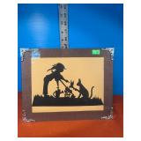 Framed Silhouette Picture