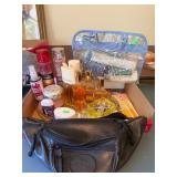 Dresser Tray & contents; Travel kit; Fanny bag