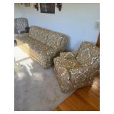 Sofa (84") and Chair